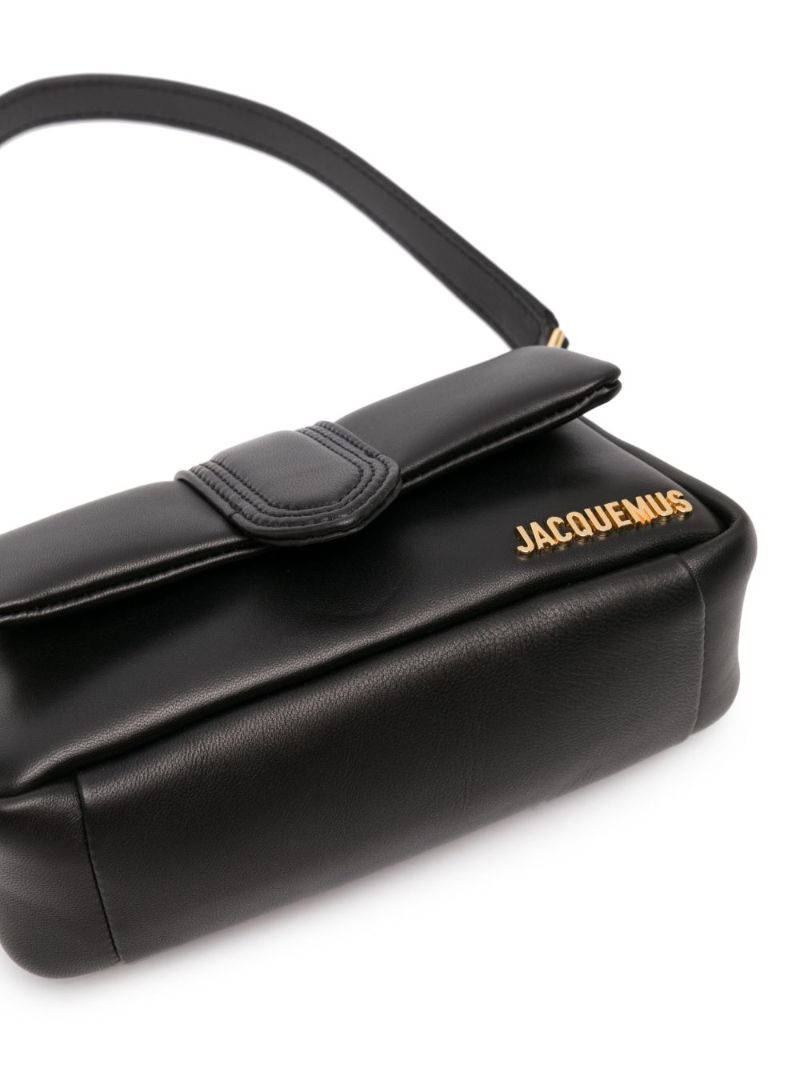 Black Le Bambimou Leather Shoulder Bag