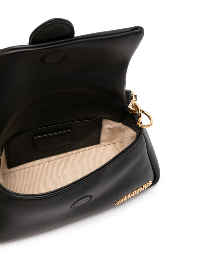 Black Le Bambimou Leather Shoulder Bag