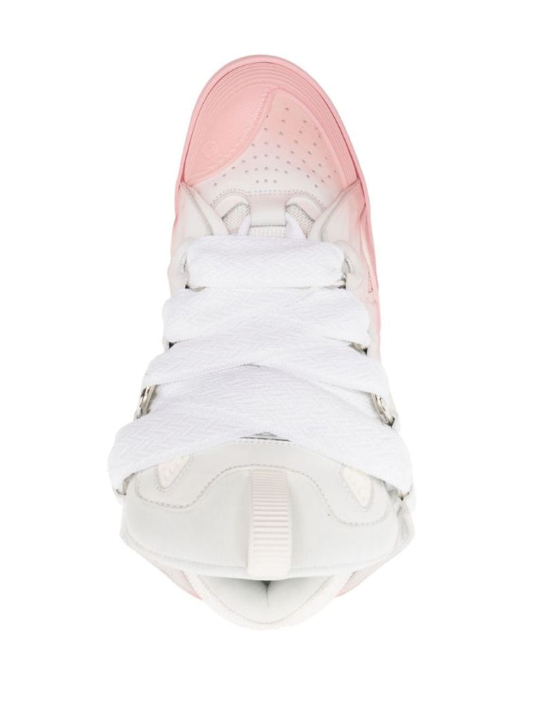 Pink Curb Suede Sneakers