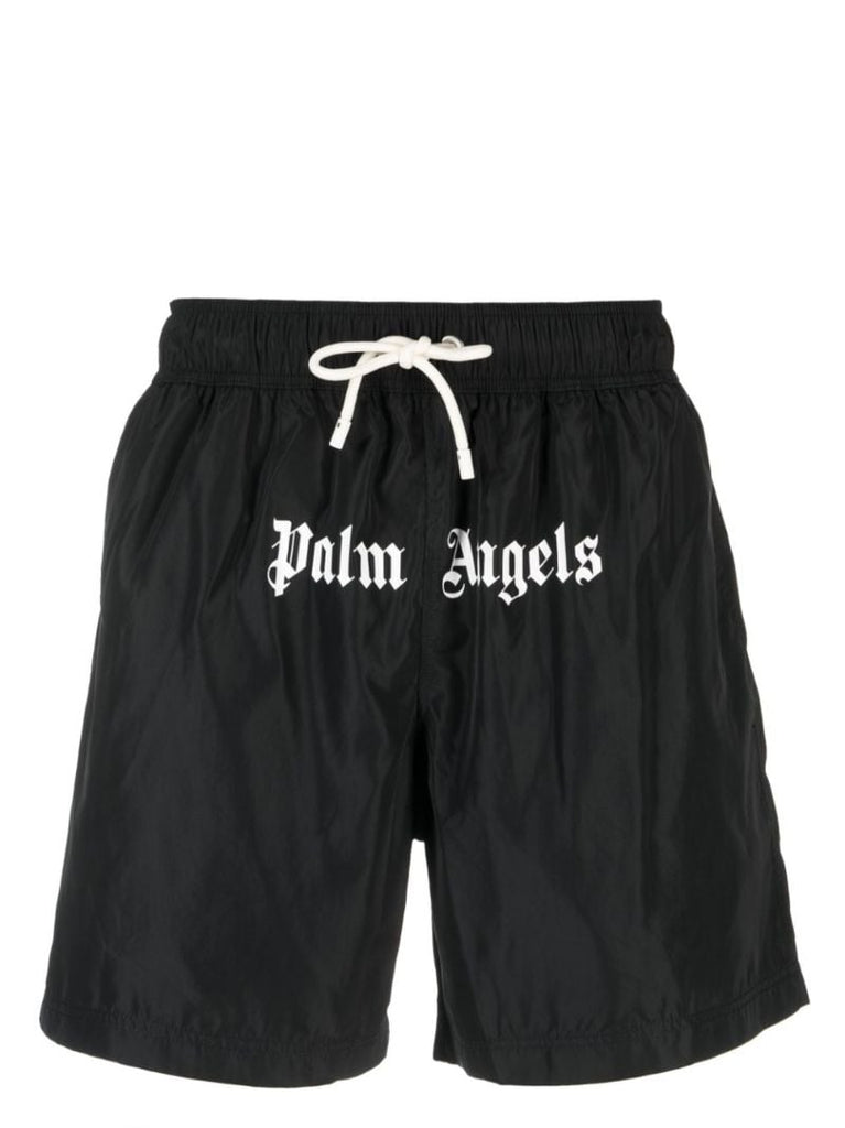 Black Logo-print Swim Shorts