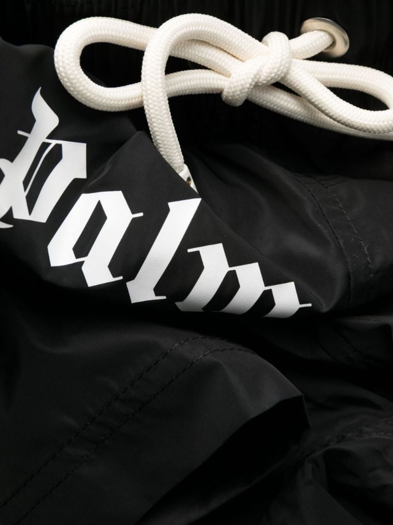Black Logo-print Swim Shorts