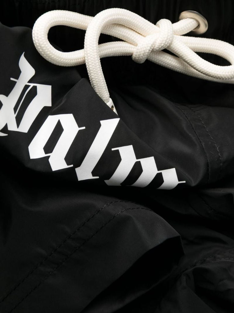 Black Logo-print Swim Shorts