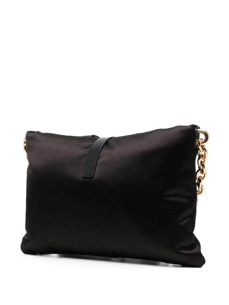 Black Carine Small Silk Cross Body Bag