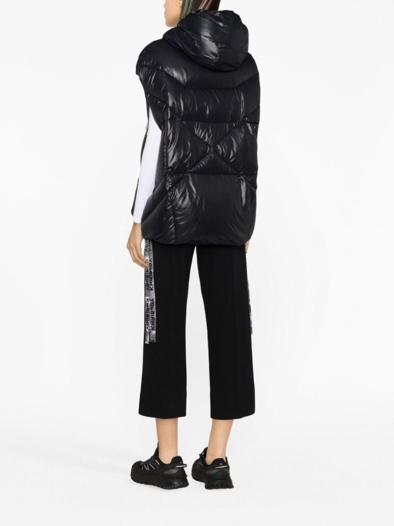 Black Khris Iconic Hooded Gilet