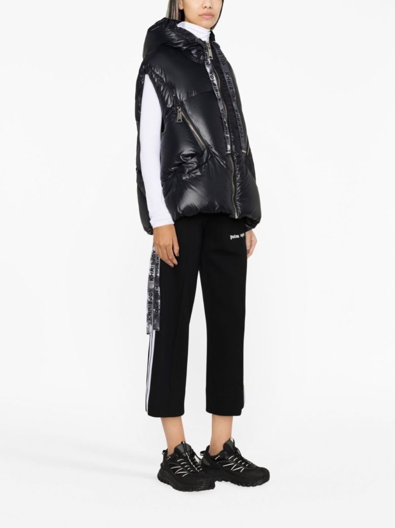 Black Khris Iconic Hooded Gilet