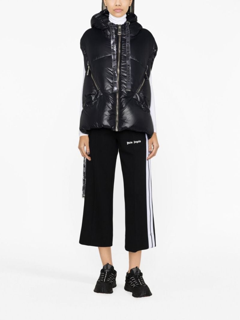 Black Khris Iconic Hooded Gilet