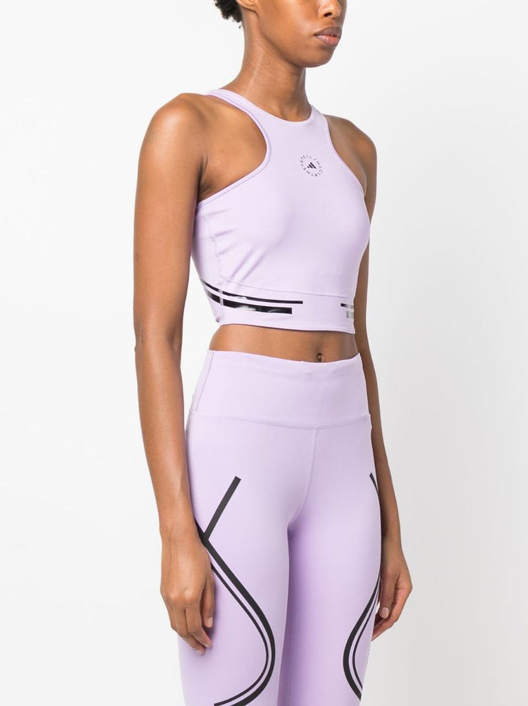 Purple Truepace Running Crop Top