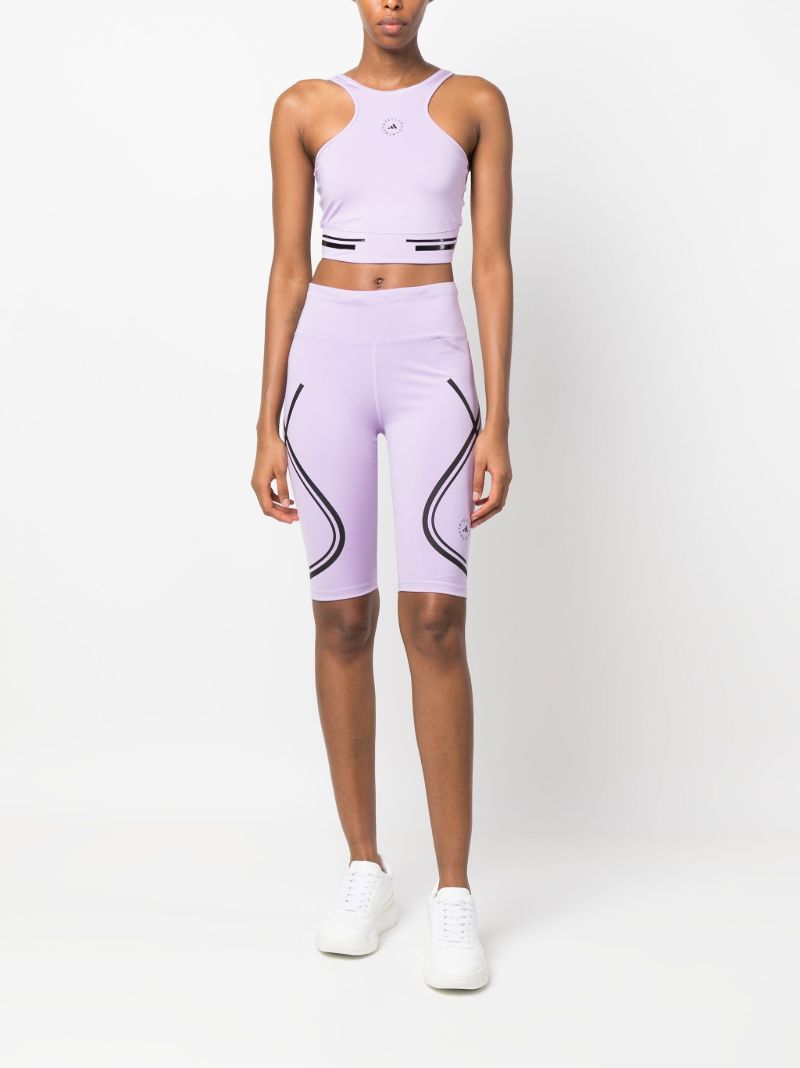 Purple Truepace Running Crop Top