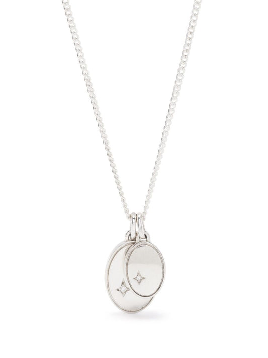 Sterling Silver Gudo Diamond Necklace
