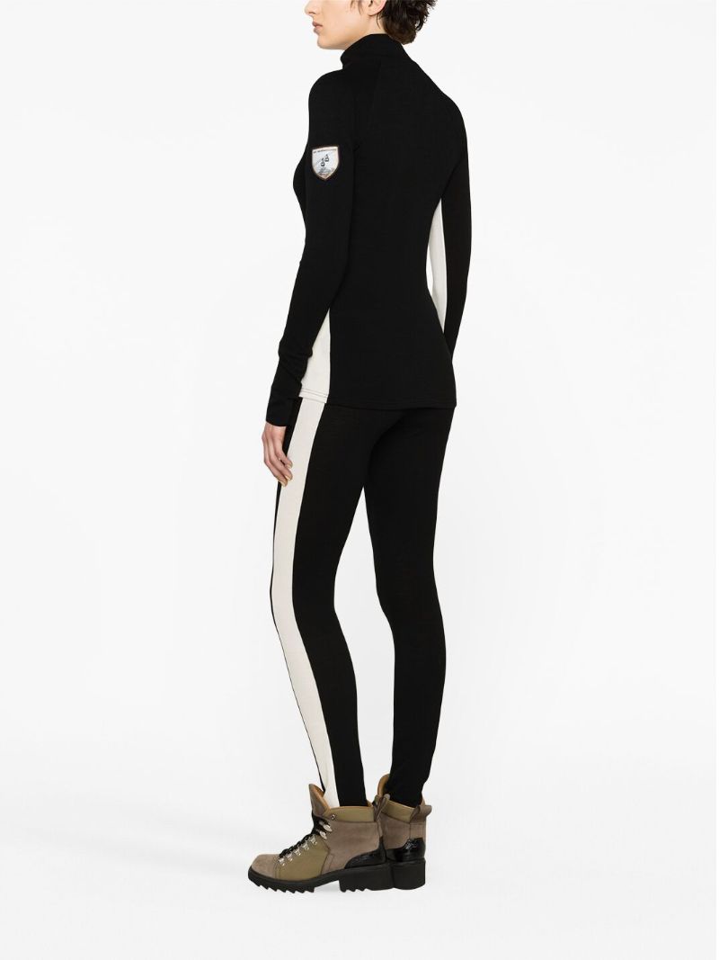 Black Voss Half-zip Sweater
