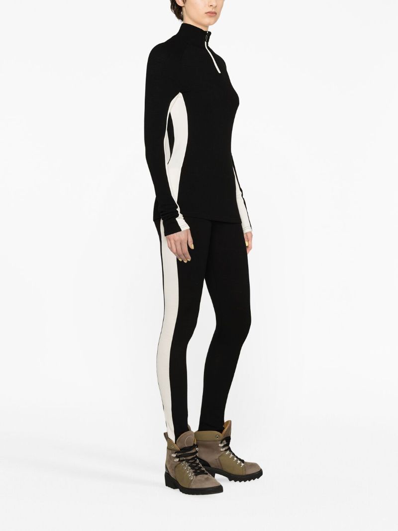 Black Voss Half-zip Sweater