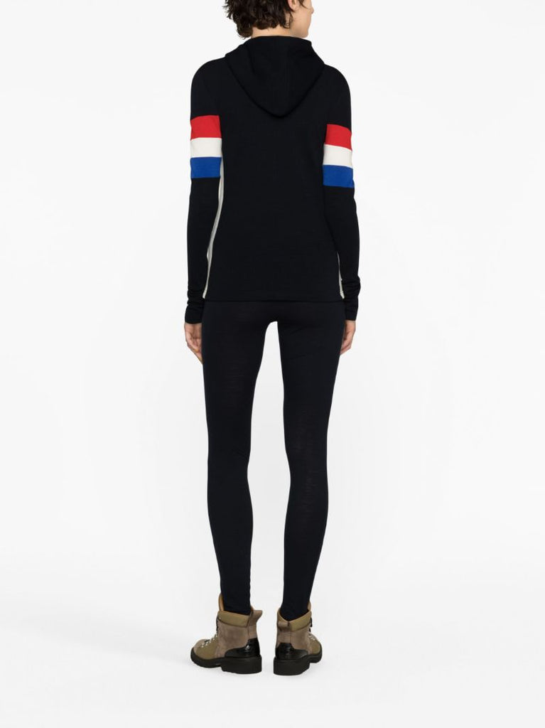 Blue Stripe Intarsia Hoodie