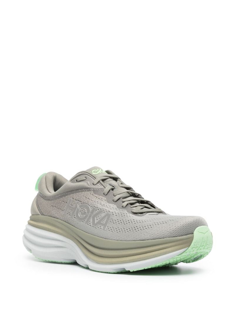 Grey Bondi 8 Running Sneakers