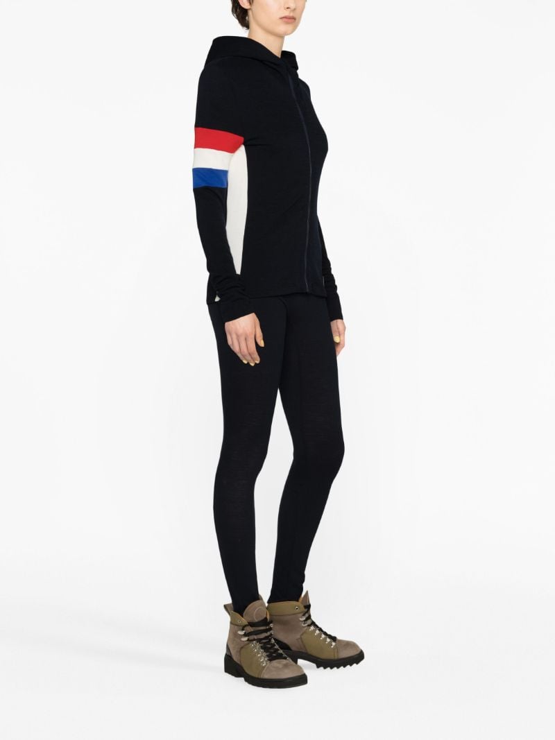 Blue Basic Ski Leggings