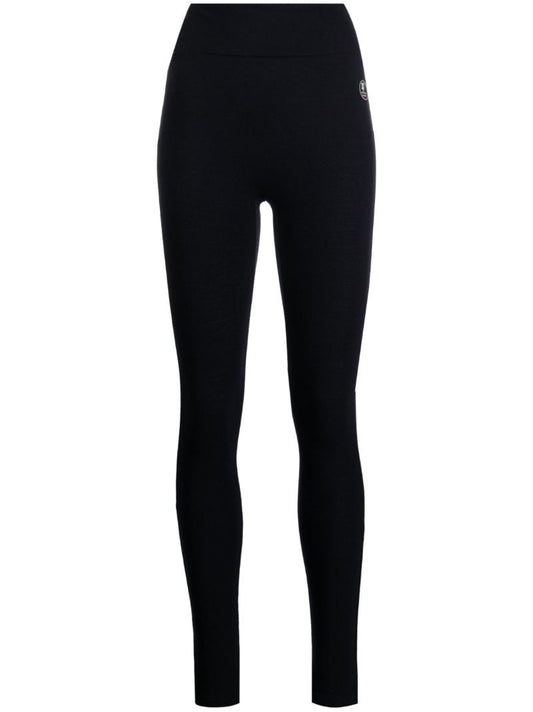 Blue Basic Ski Leggings