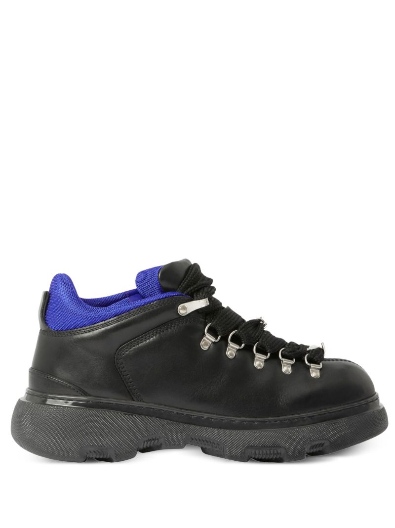 Black Leather Trek Boots
