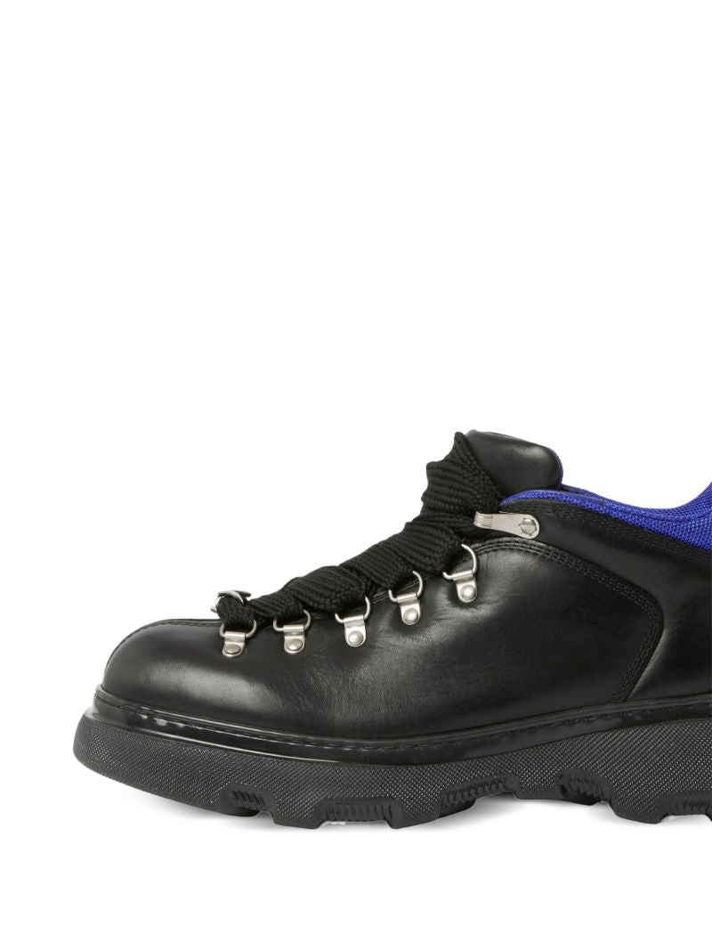 Black Leather Trek Boots