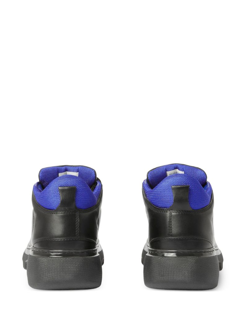 Black Leather Trek Boots