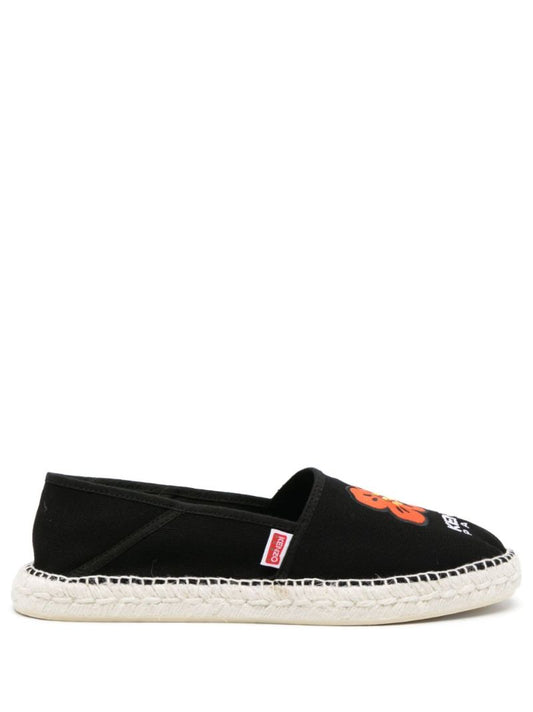 Black Boke Flower Espadrilles