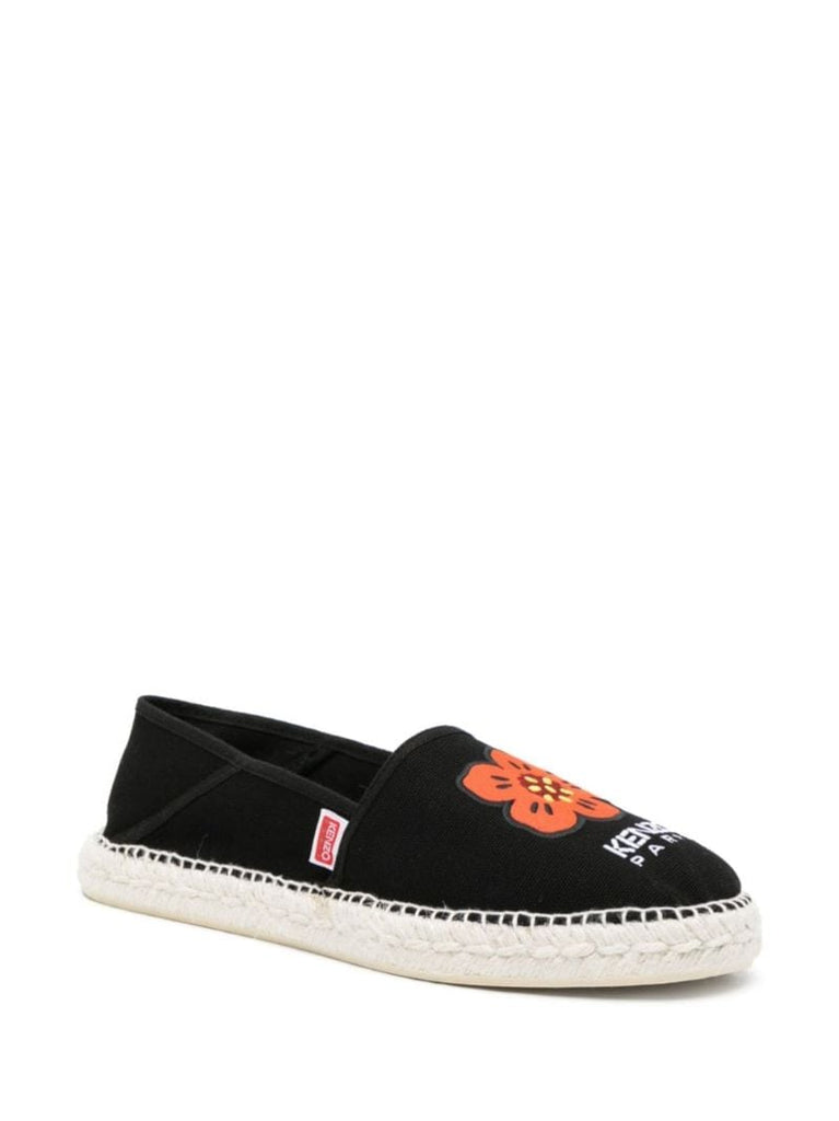 Black Boke Flower Espadrilles