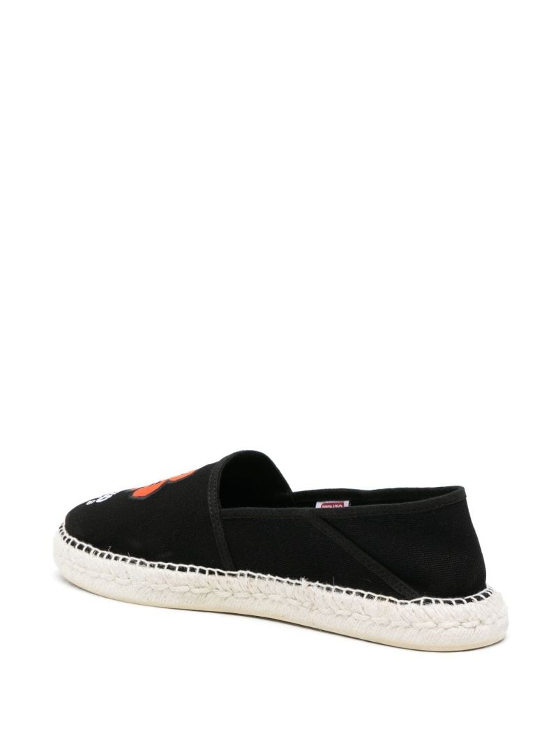 Black Boke Flower Espadrilles
