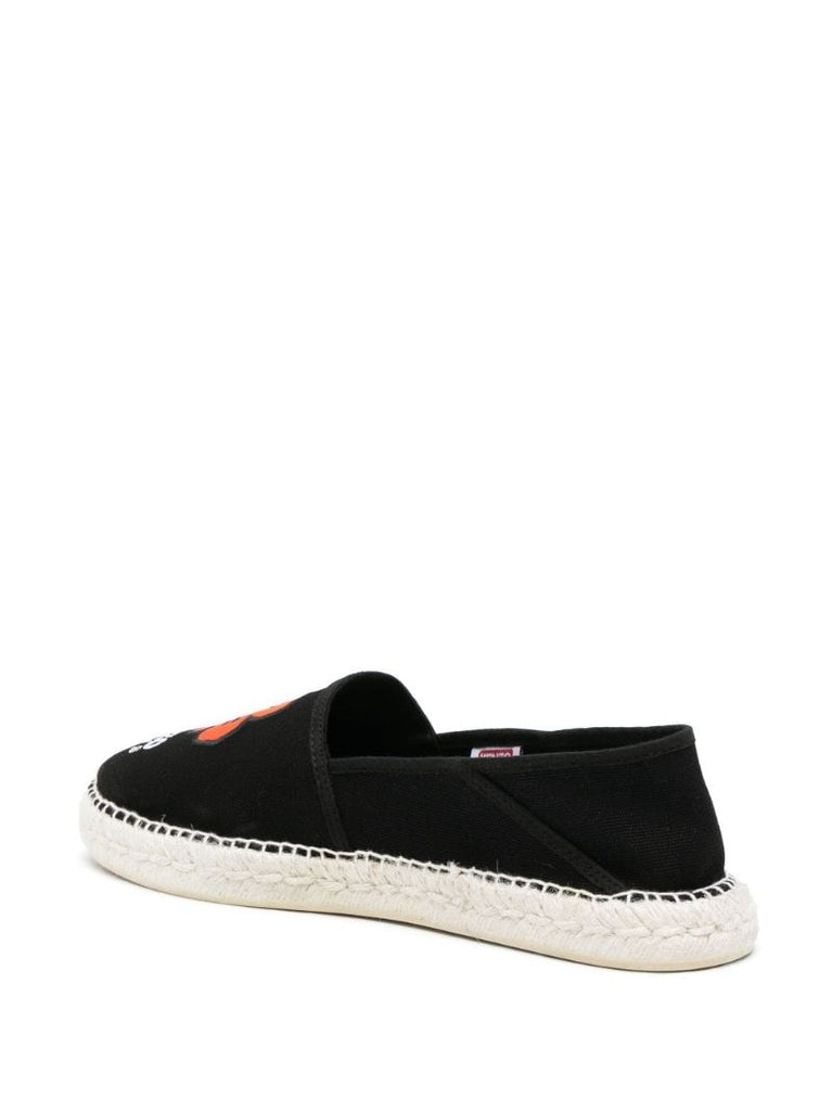 Black Boke Flower Espadrilles