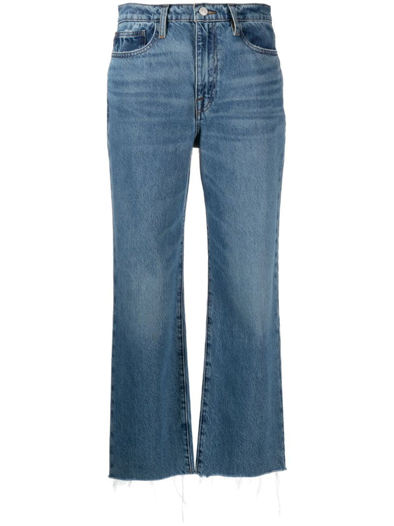 Blue Le Jane Cropped-leg Jeans