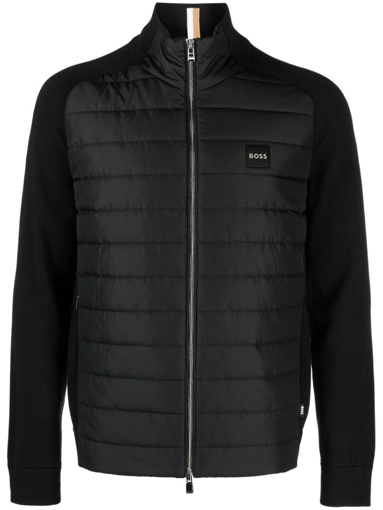 Black Hybrid Padded Jacket