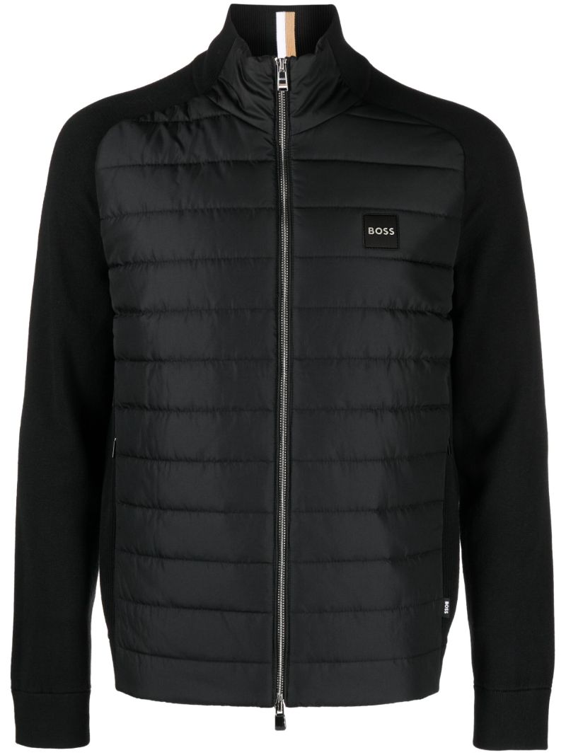 Black Hybrid Padded Jacket
