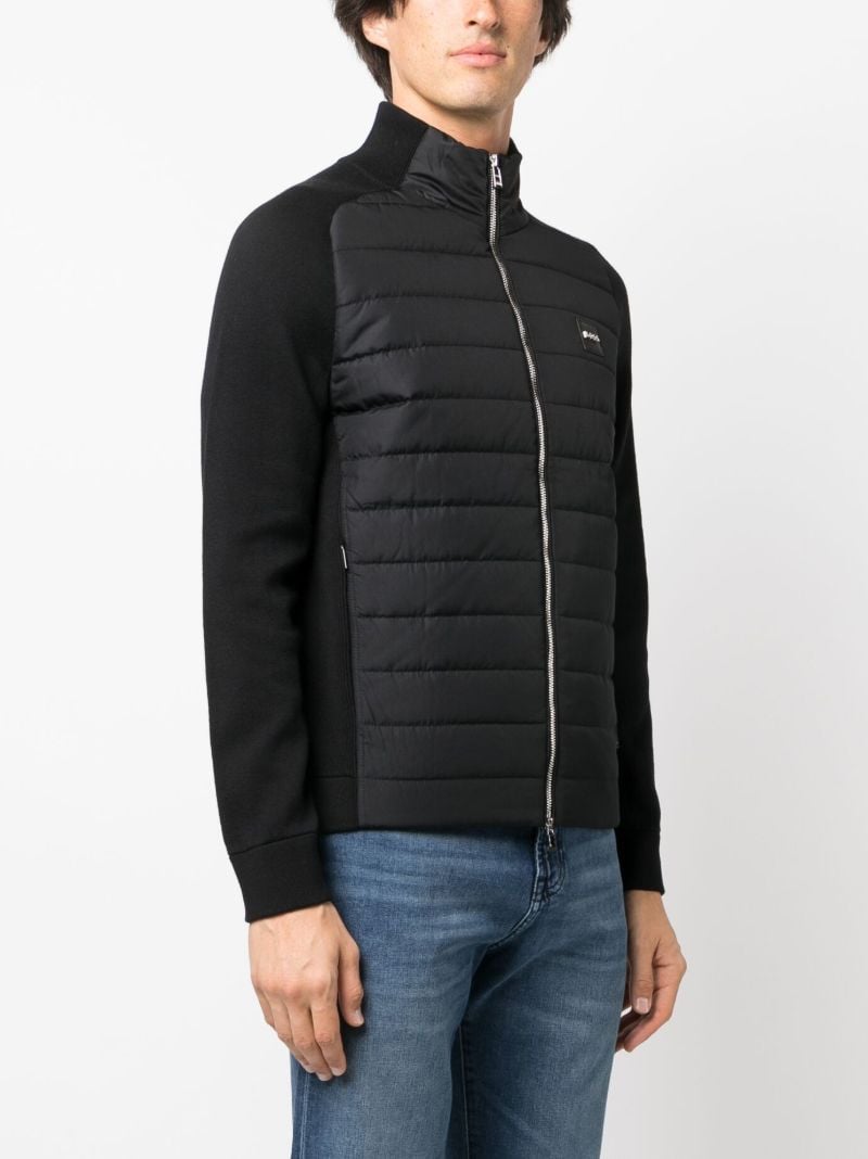 Black Hybrid Padded Jacket