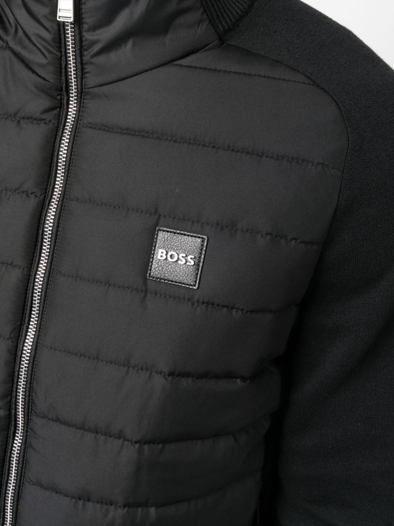 Black Hybrid Padded Jacket
