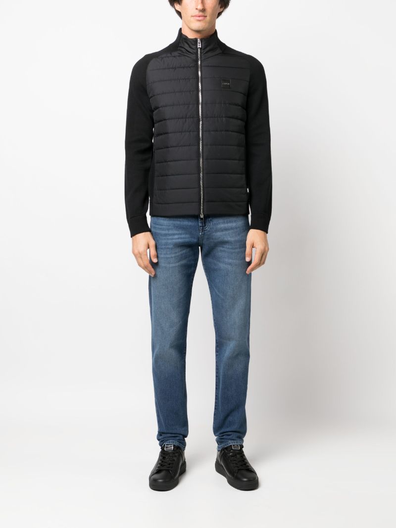 Black Hybrid Padded Jacket