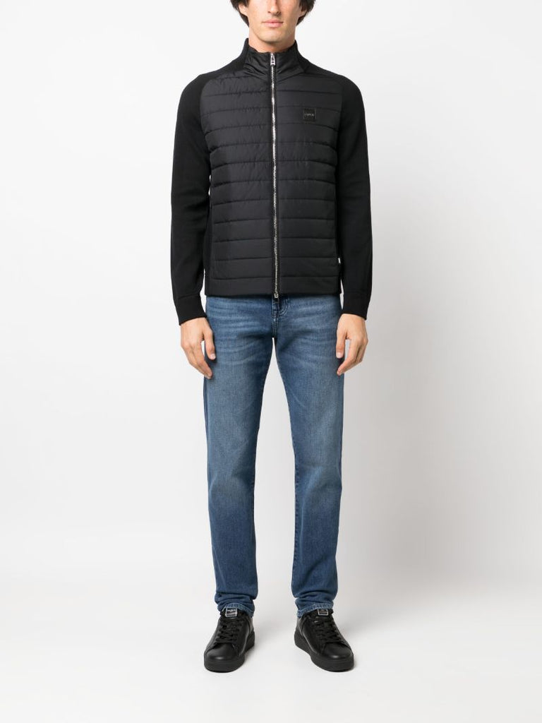 Black Hybrid Padded Jacket