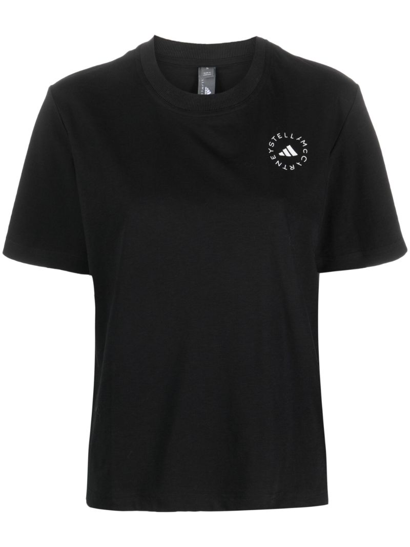 Black Truecasuals Logo-print T-shirt