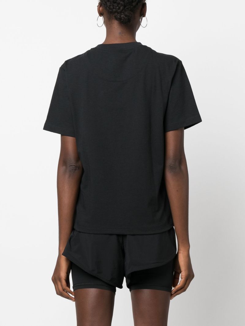 Black Truecasuals Logo-print T-shirt