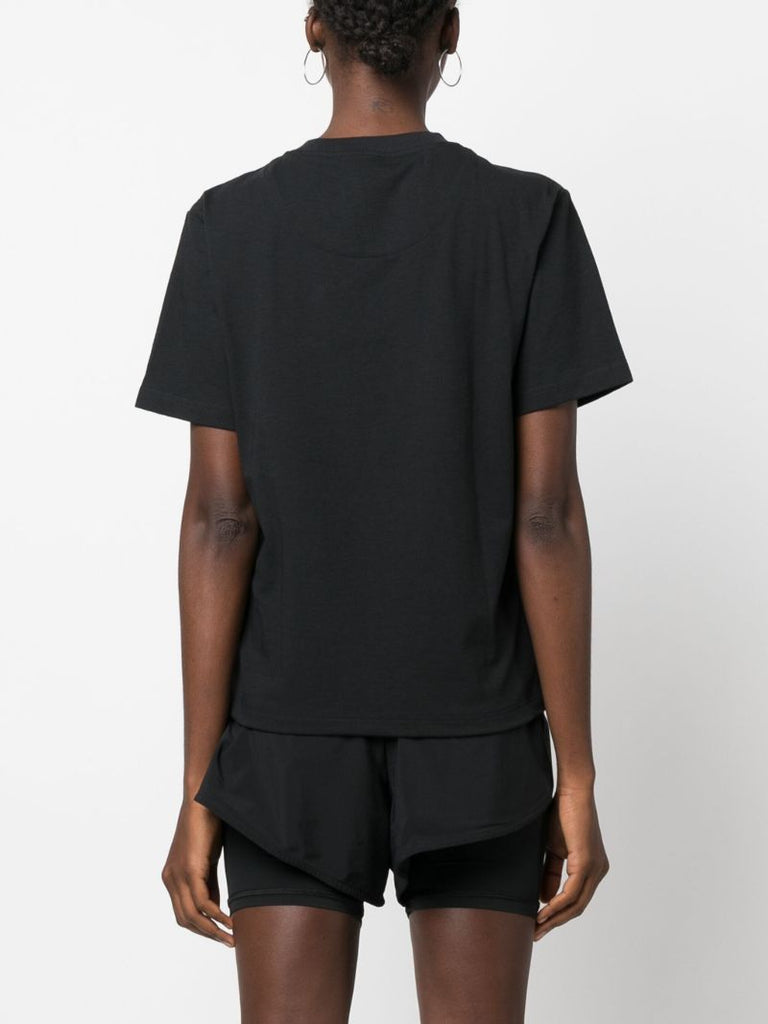 Black Truecasuals Logo-print T-shirt