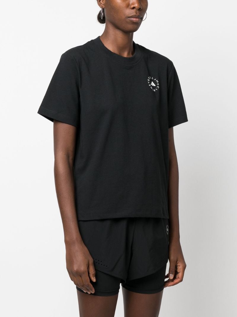 Black Truecasuals Logo-print T-shirt