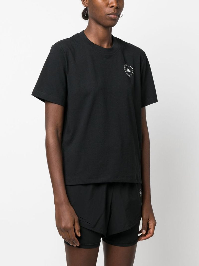 Black Truecasuals Logo-print T-shirt