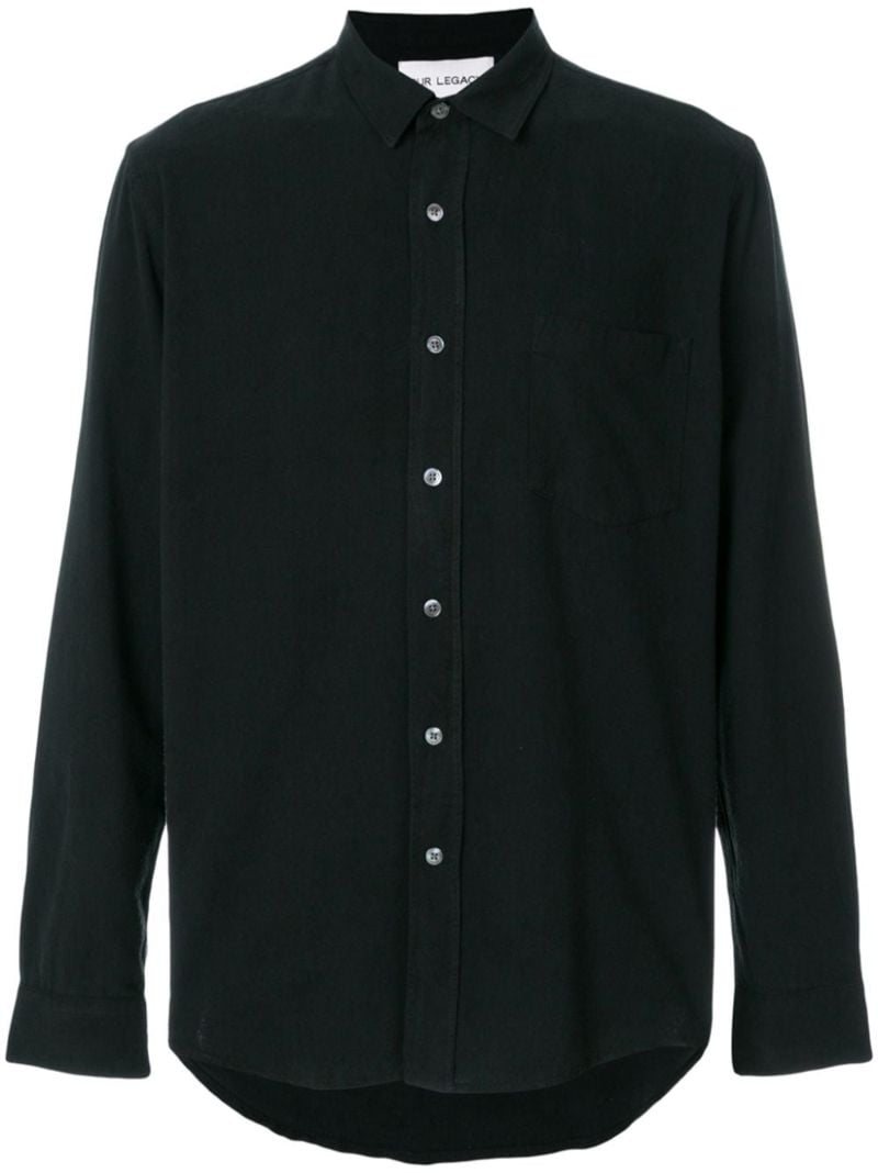 Black Silk Shirt