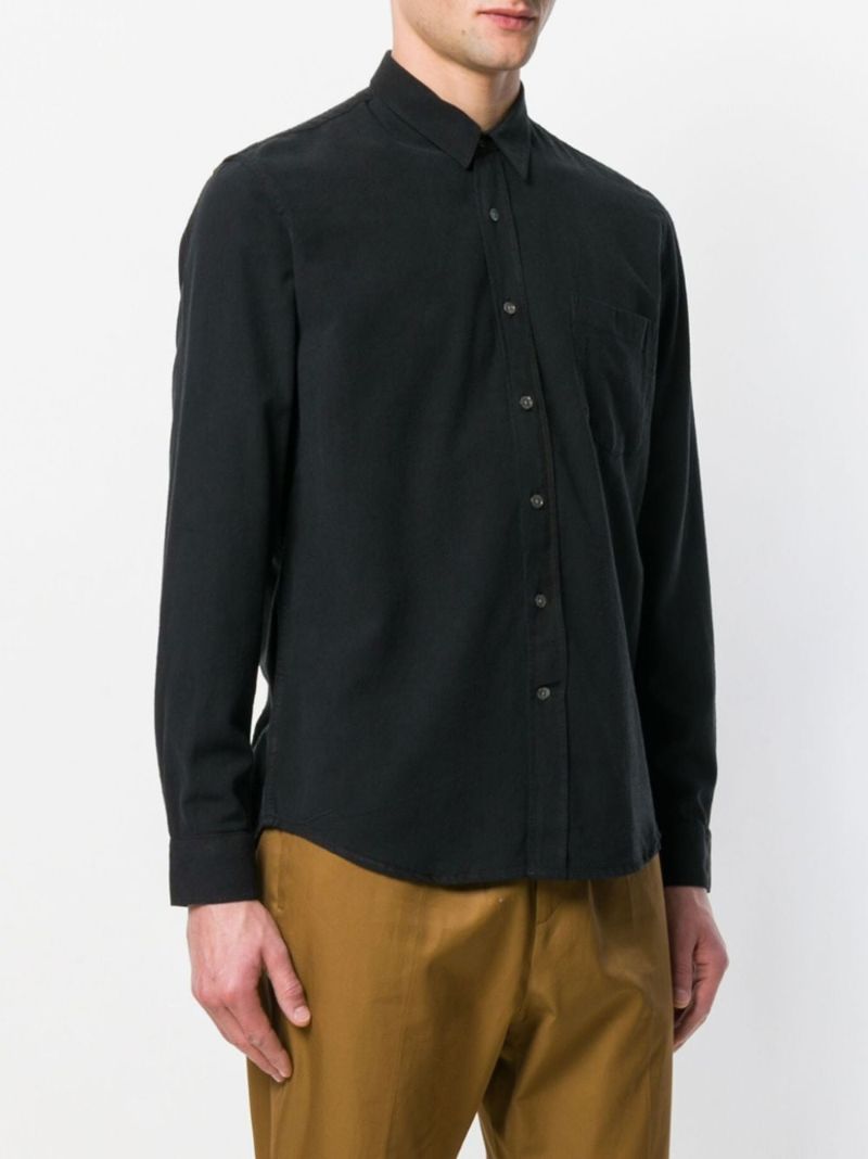 Black Silk Shirt