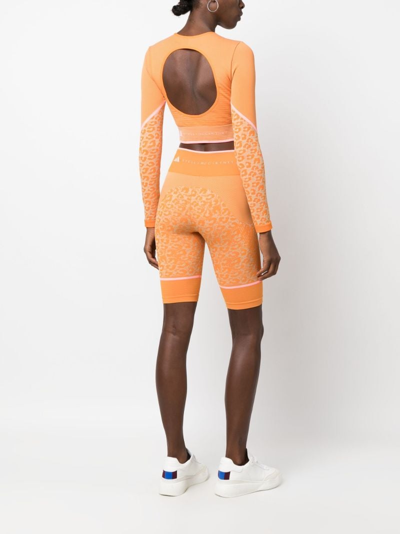 Orange Truestrength Yoga Crop Top
