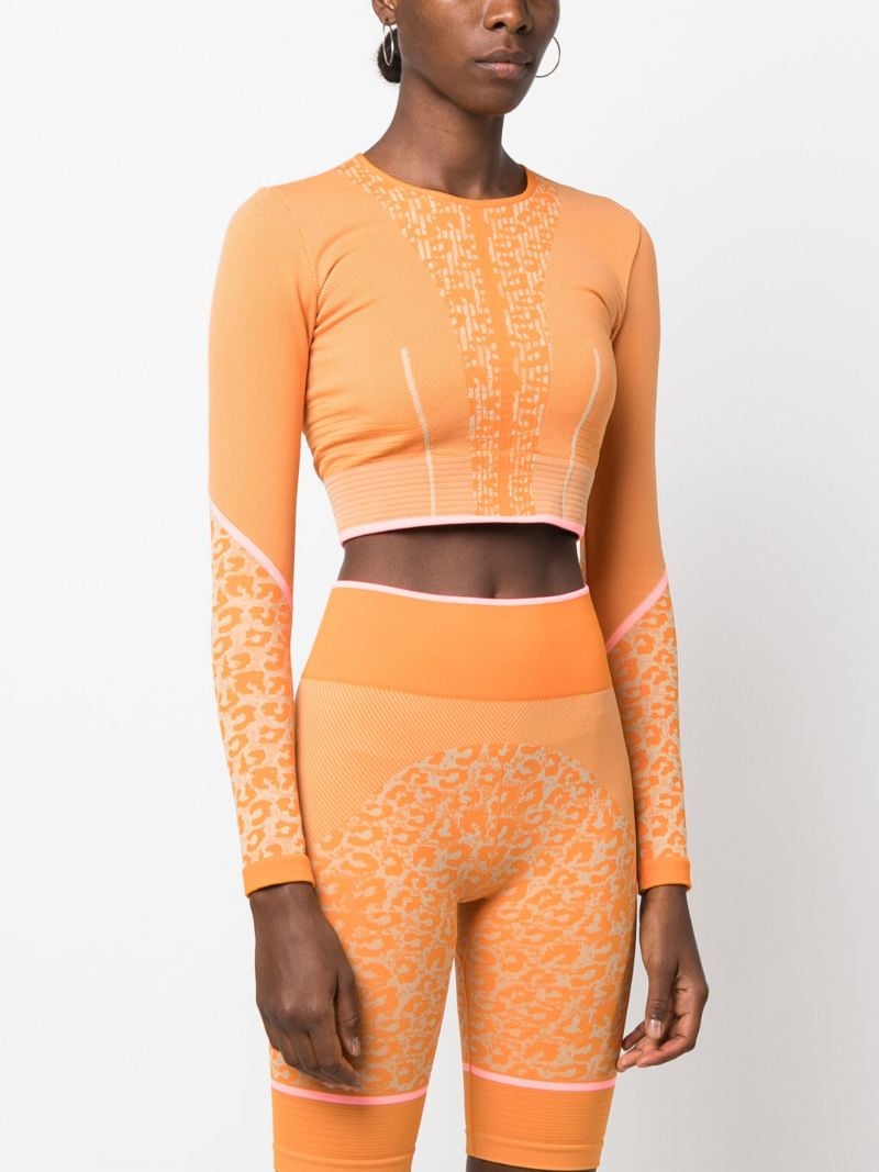 Orange Truestrength Yoga Crop Top
