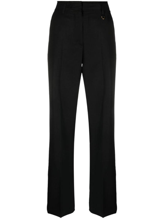 Black Le Pantalon Ficelle Trousers