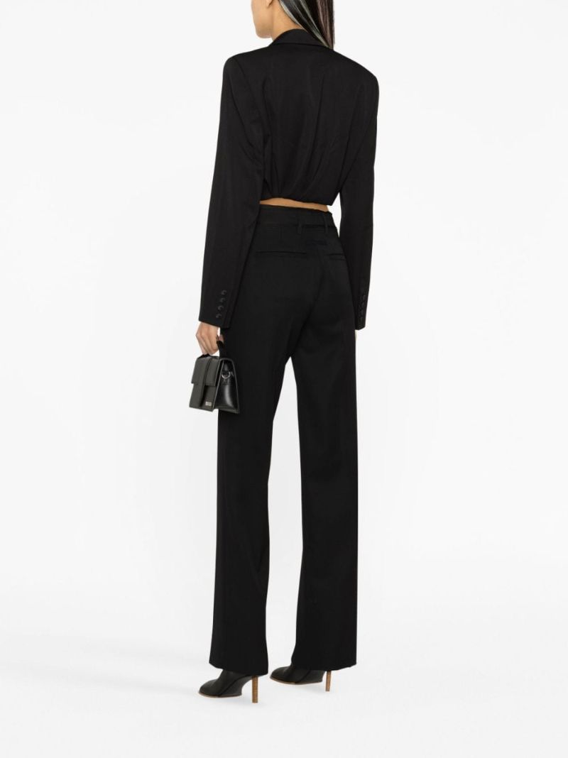 Black Le Pantalon Ficelle Trousers