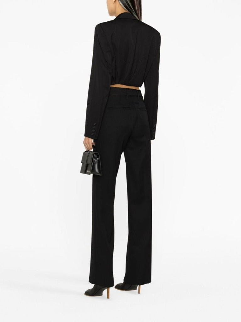 Black Le Pantalon Ficelle Trousers