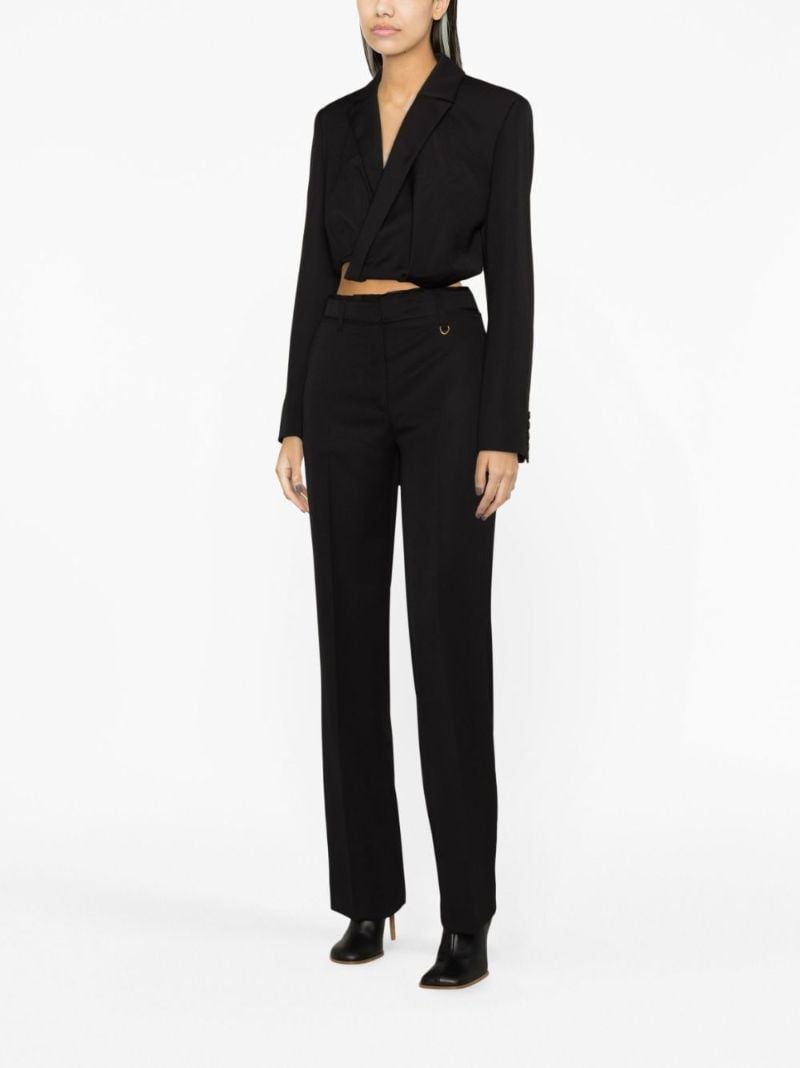Black Le Pantalon Ficelle Trousers