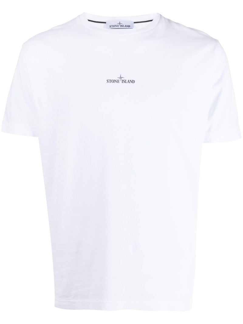 White Stamp Two Cotton T-shirt