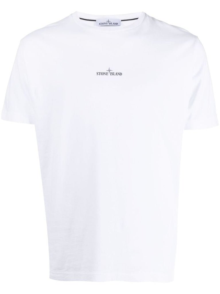 White Stamp Two Cotton T-shirt