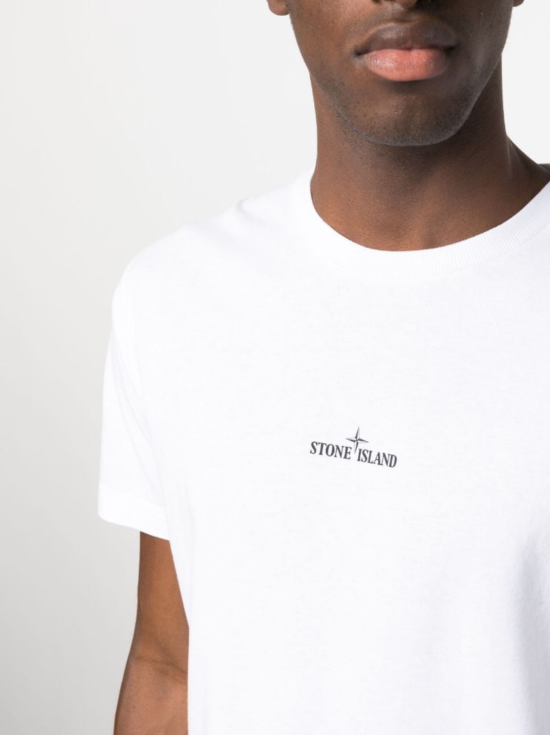 White Stamp Two Cotton T-shirt