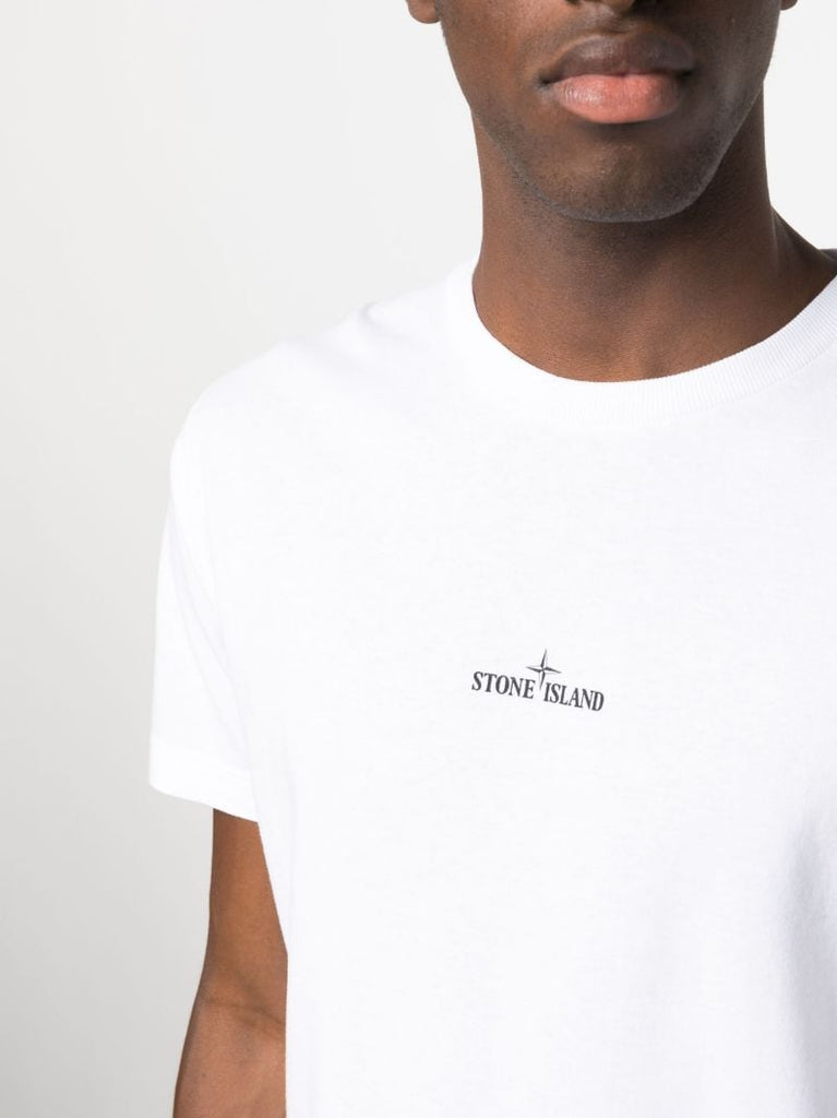 White Stamp Two Cotton T-shirt